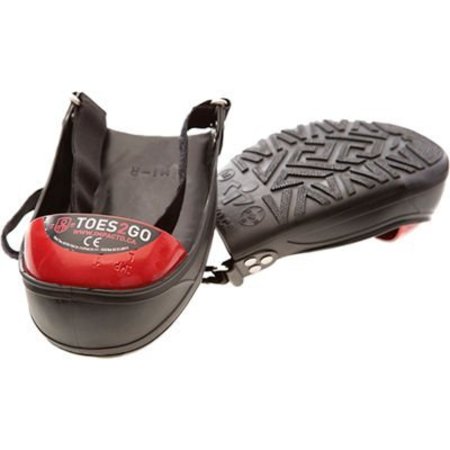 IMPACTO PROTECTIVE PRODUCTS Impacto TOES2GO Med 8-13 Steel Toe Cap, Flexible & Pliable PVC Overshoes, 100% Waterproof T2GUM